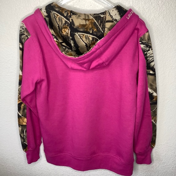 LEGENDARY WHITETAILS Women's Pink Camo Hoodie - Picture 2 of 11